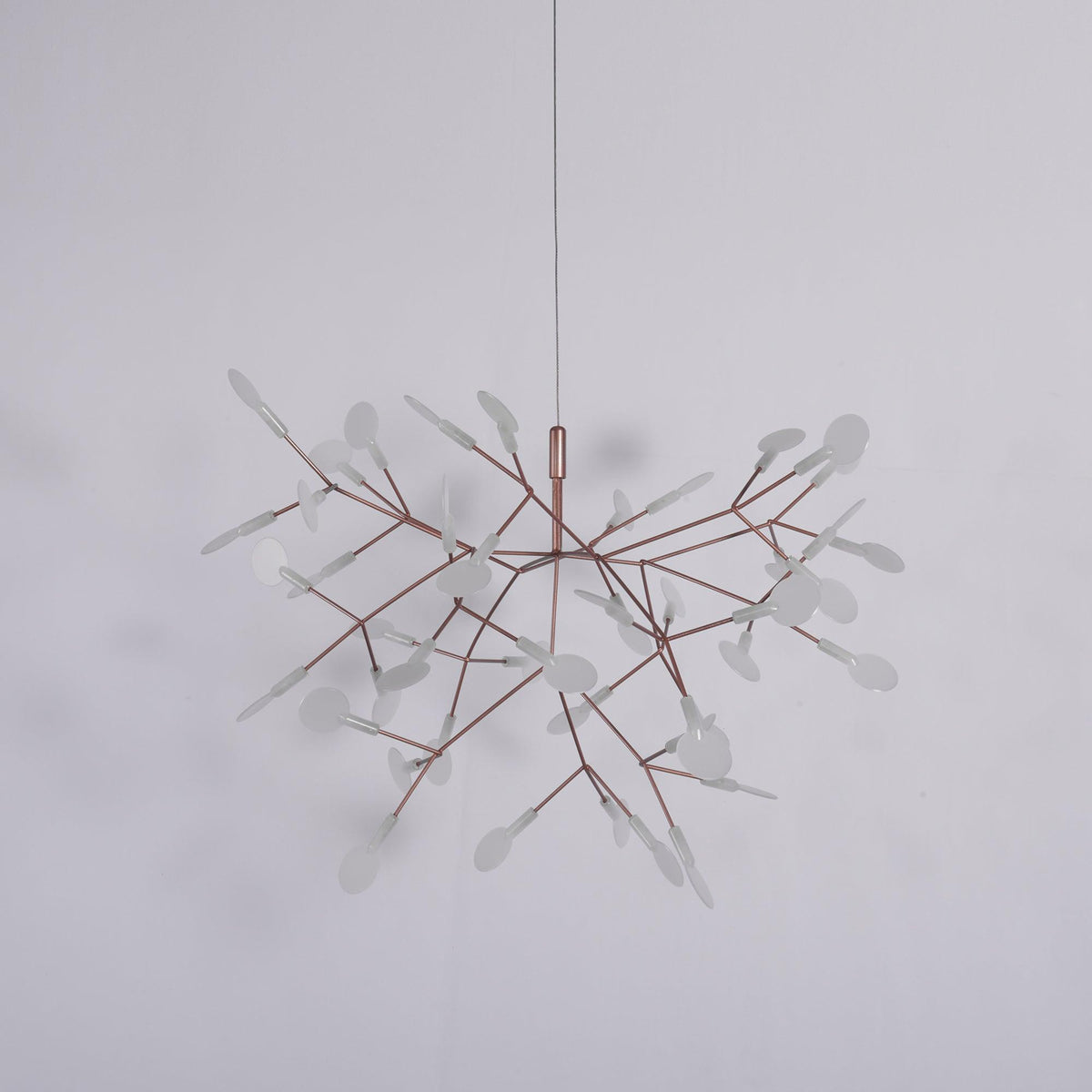 Auroreon Chandelier Rose Gold Firefly LED Branch