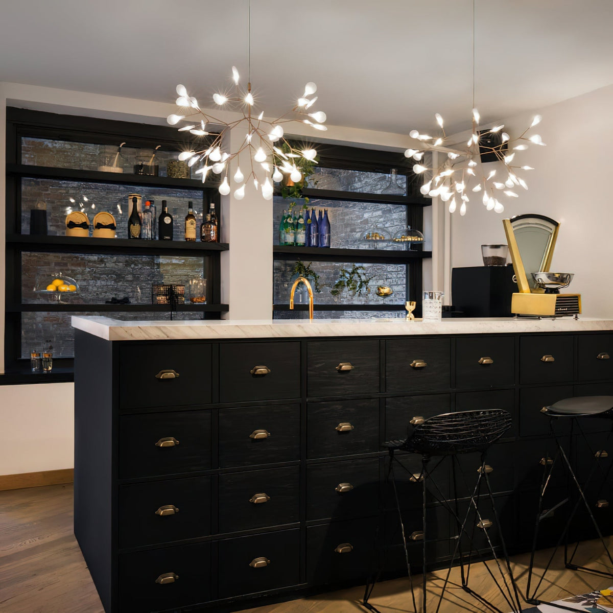 Zisha Branch Chandelier