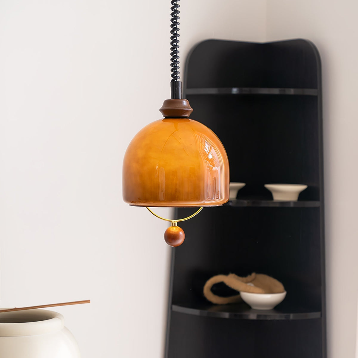 Elveise MInimalist Wood Pendant Light