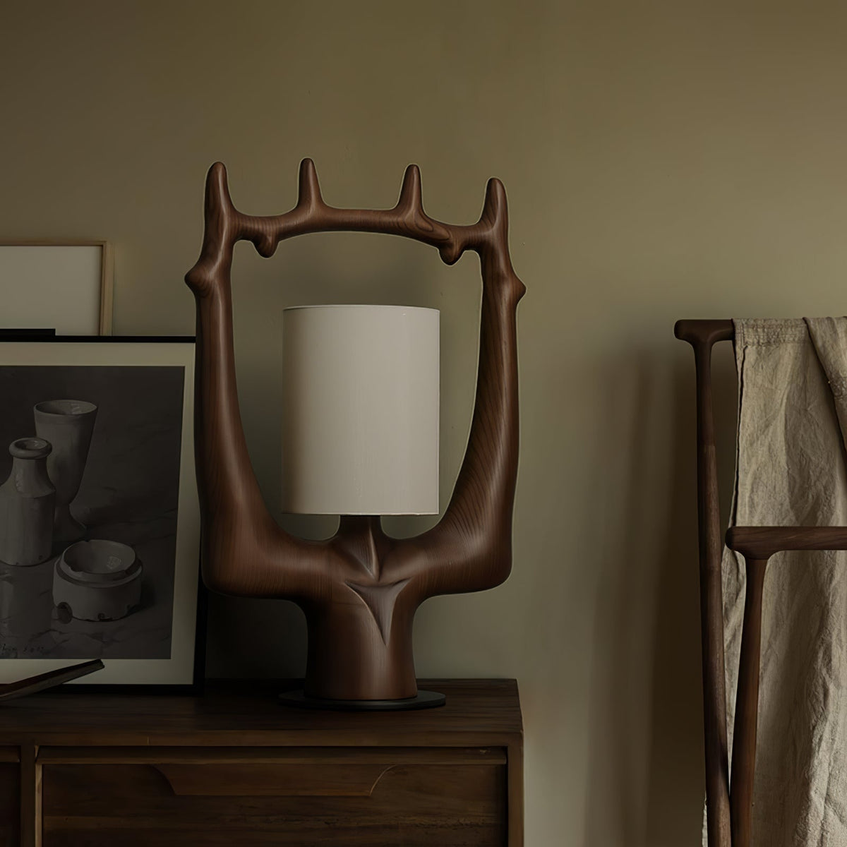 Roise Nature Wood Table Lamp