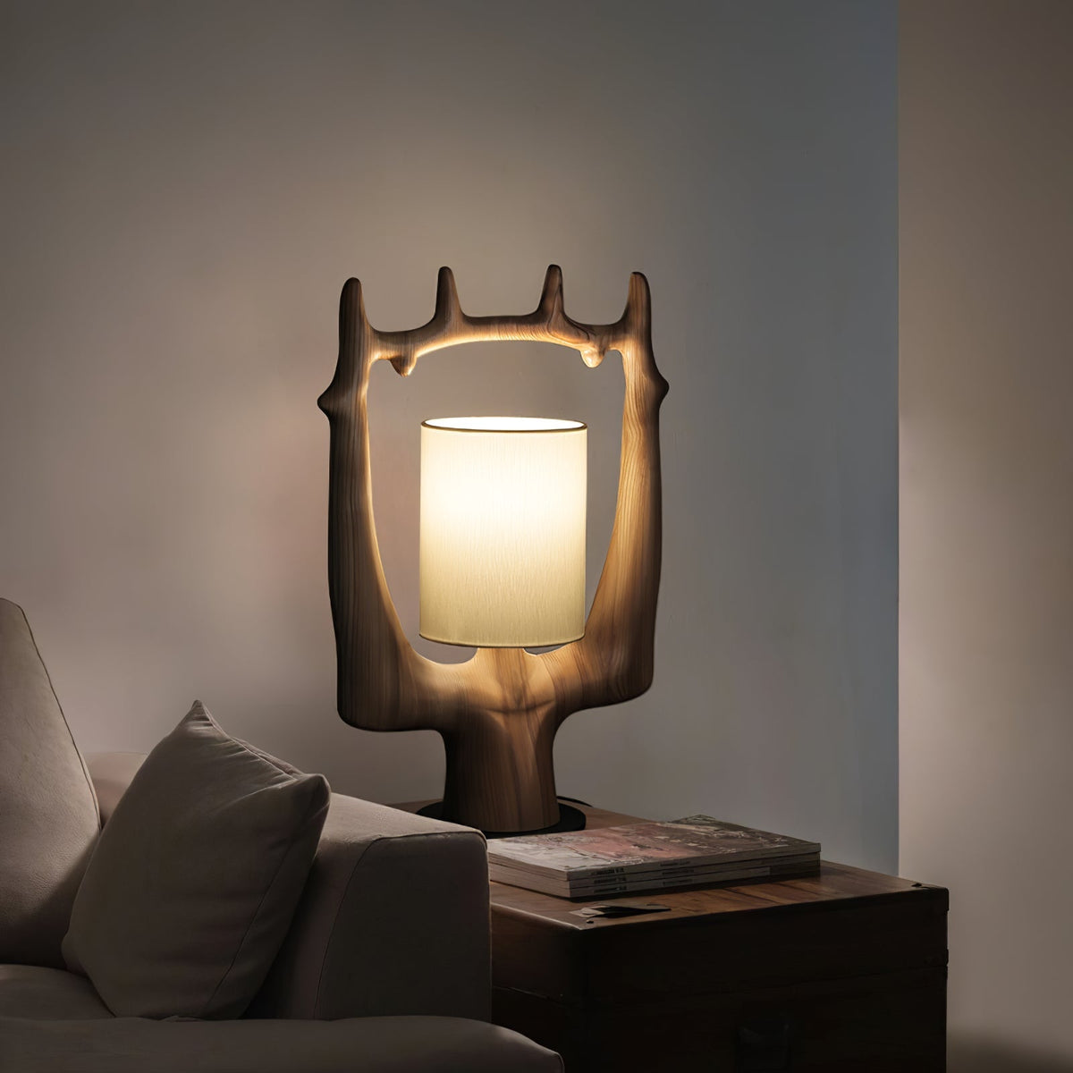 Roise Nature Wood Table Lamp