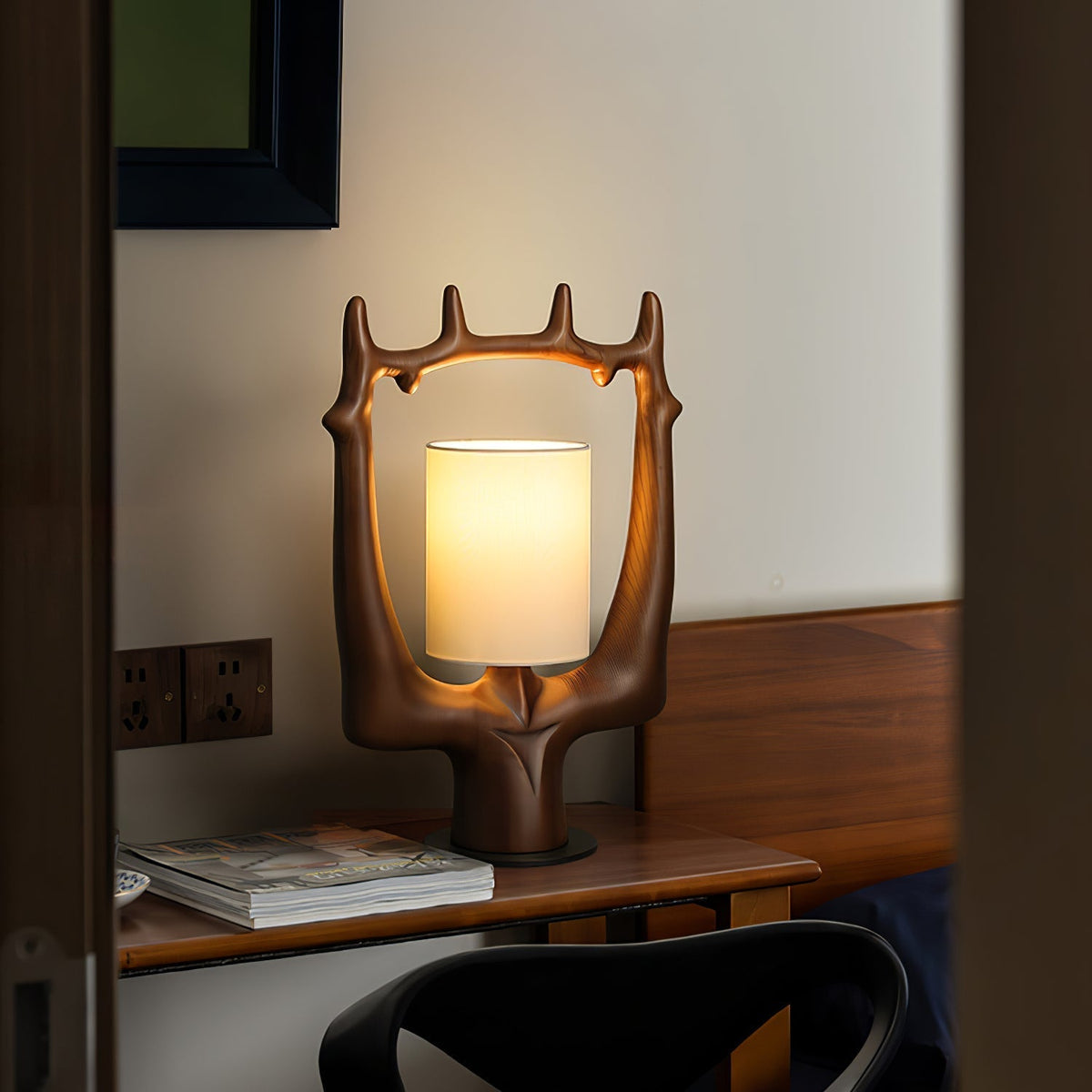 Roise Nature Wood Table Lamp