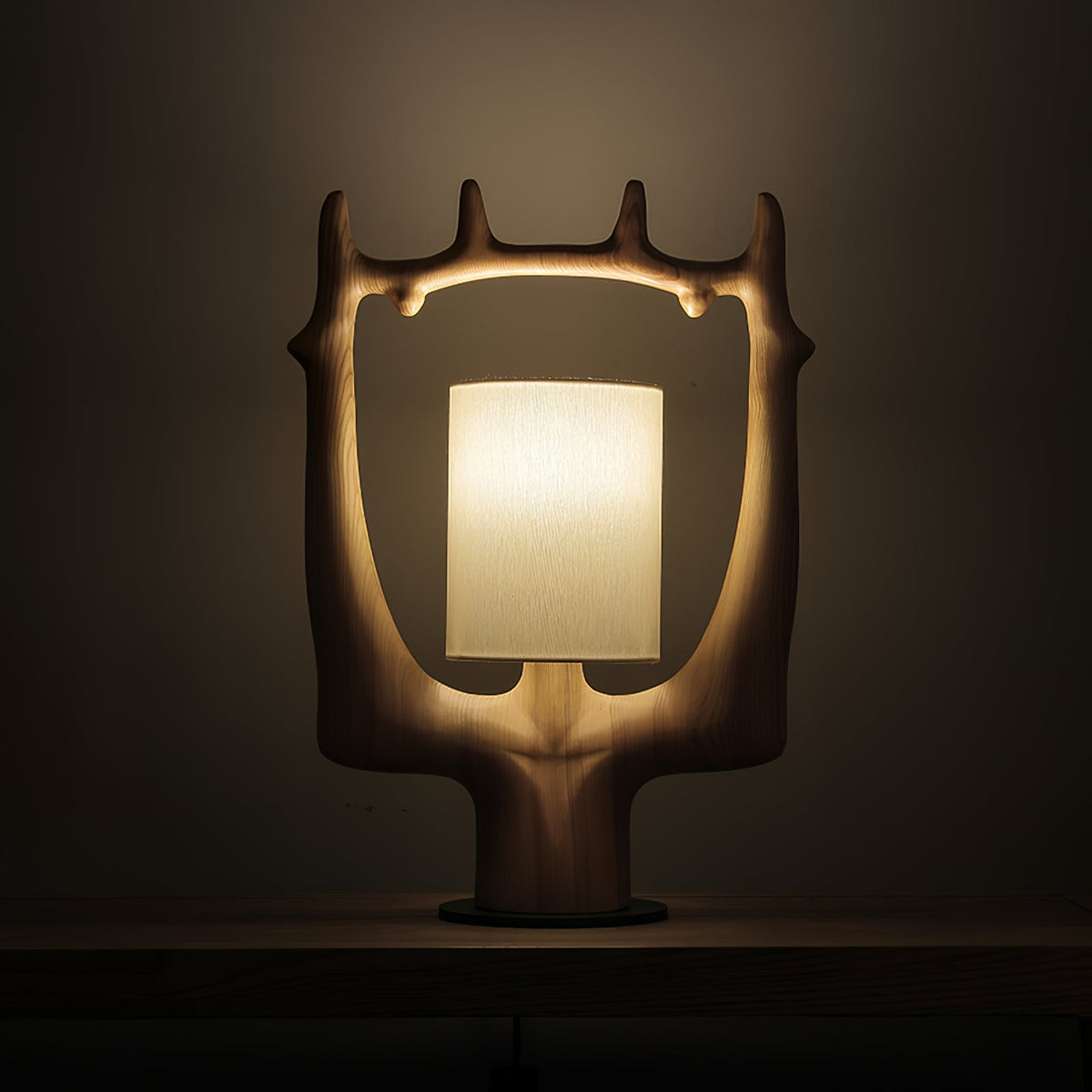 Roise Nature Wood Table Lamp