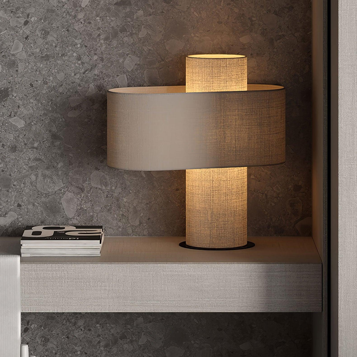 Eurvenil Minimalist Fabric Desk Lamp