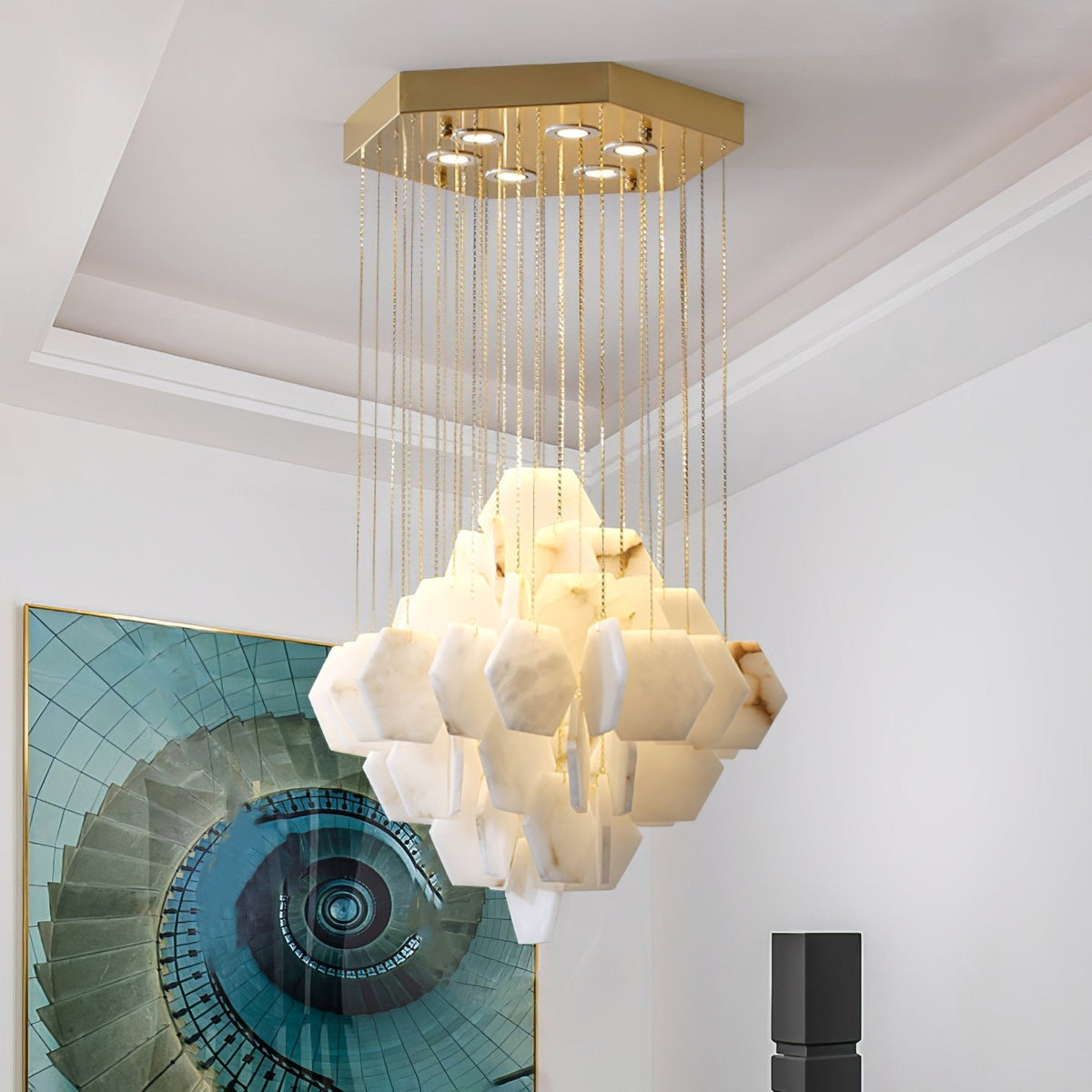Avenanena Luxury Alabaster Chandelier