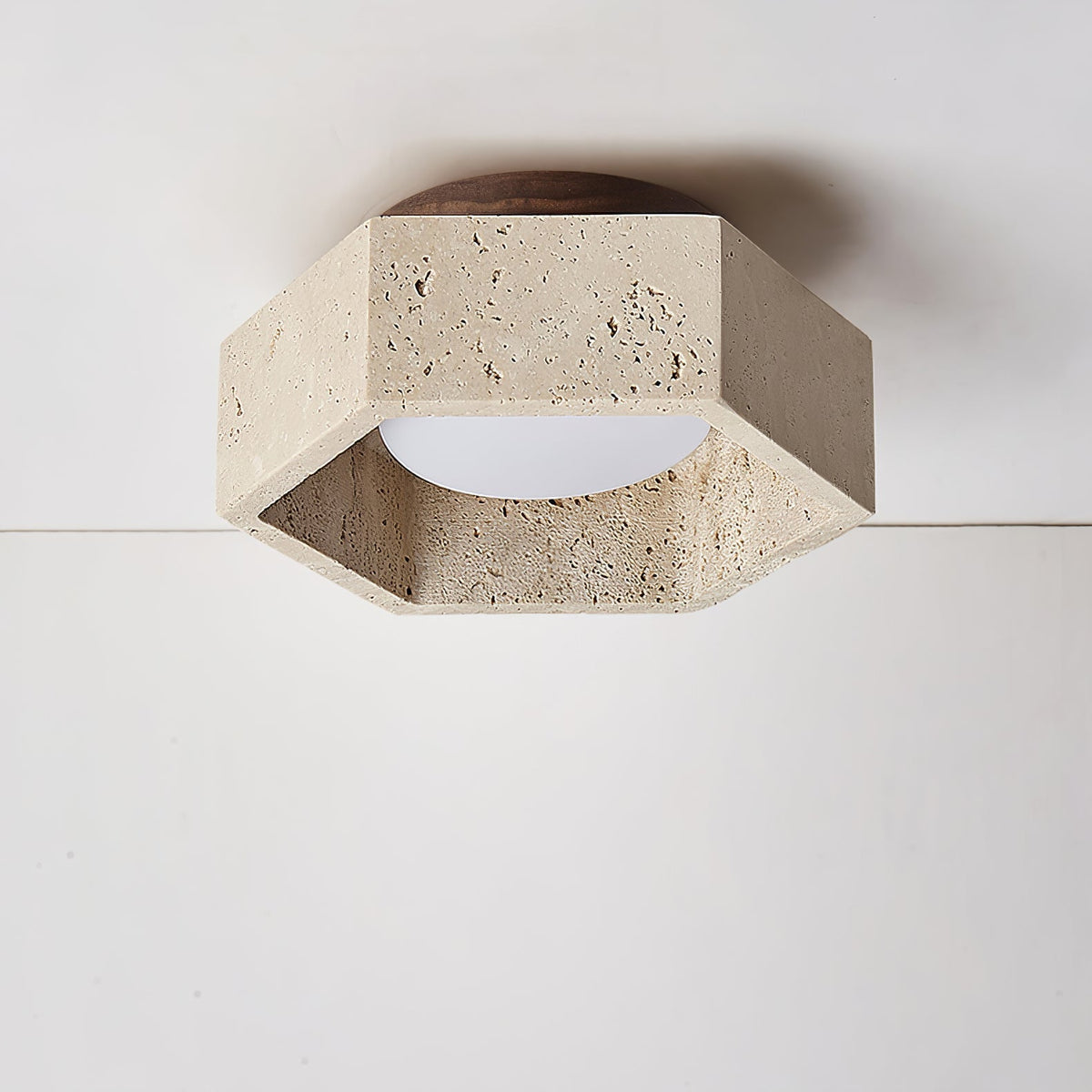 Noriaine Travertine Ceiling Light