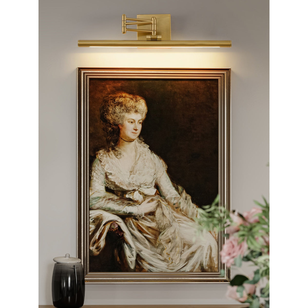 Dilix Stokes Brass Indoor Wall Light