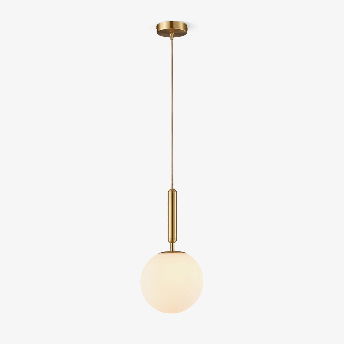 Deven Brass Globe Pendant Light