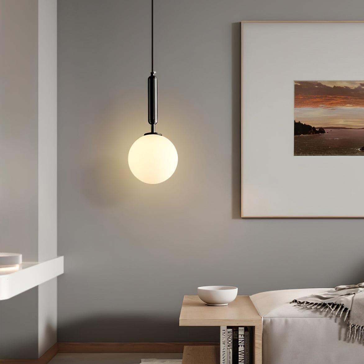 Deven Brass Globe Pendant Light
