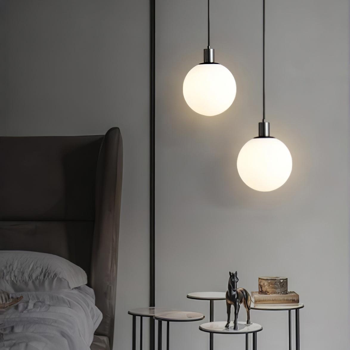 Deven Brass Globe Pendant Light