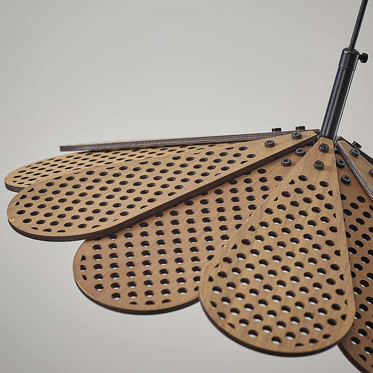 Zevarus Nordic Art Wabi-Sabi Wood Pendant Light