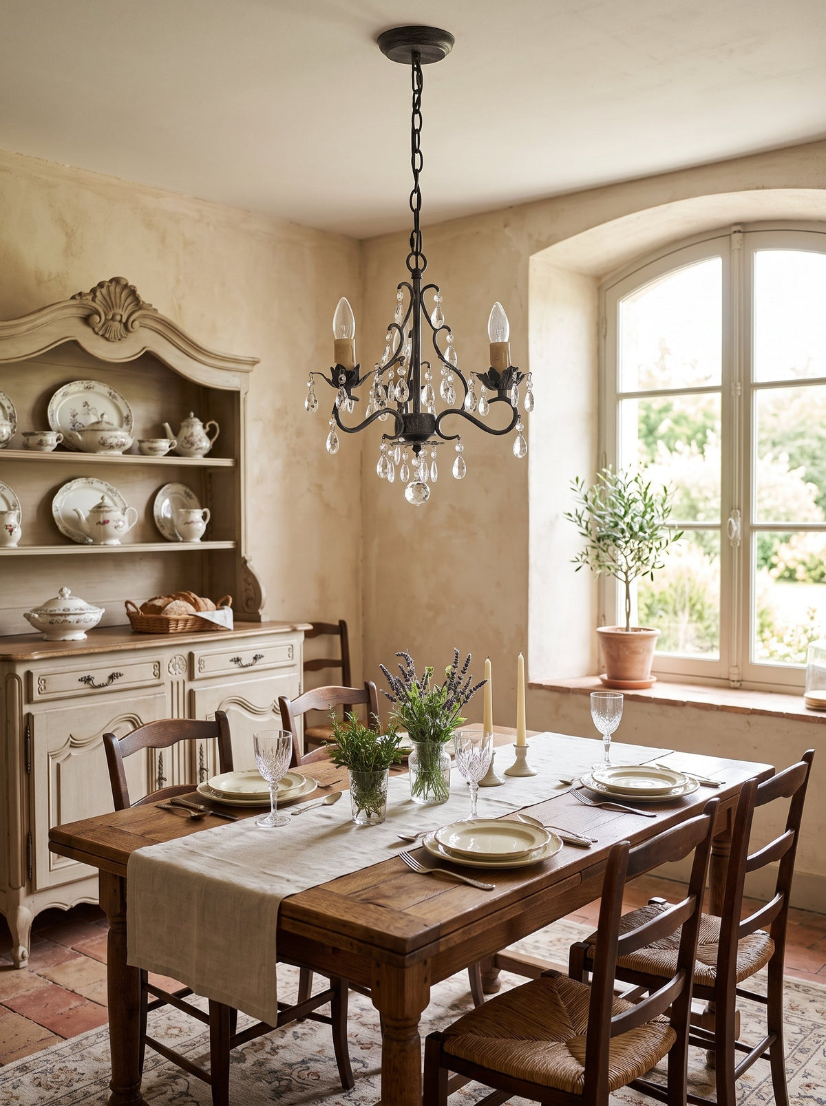 Mardenstone Crystal Pendant Light
