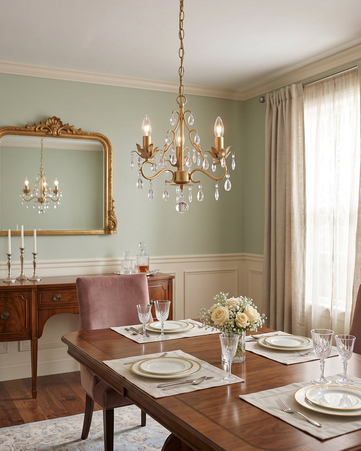 Mardenstone Crystal Pendant Light