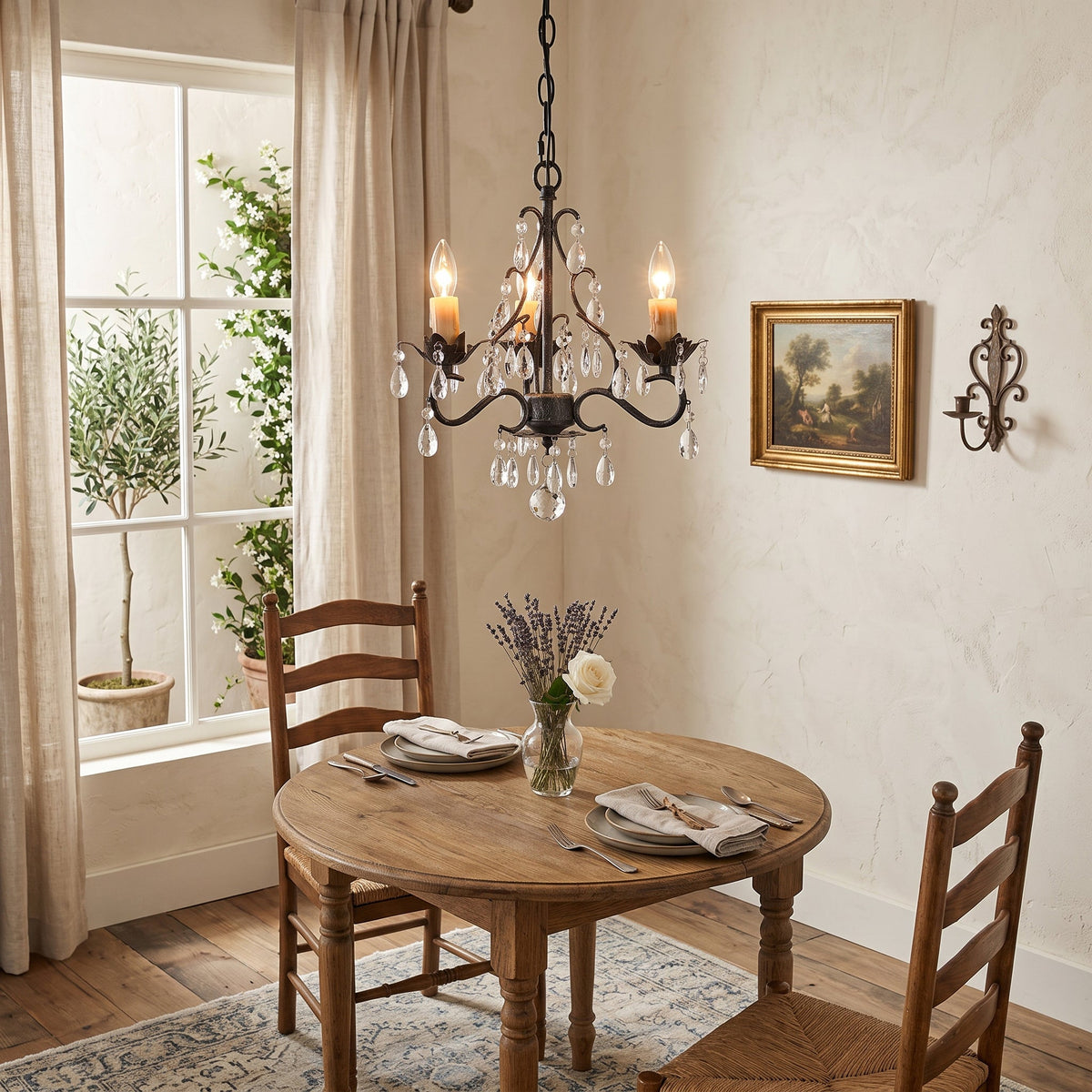Mardenstone Crystal Pendant Light