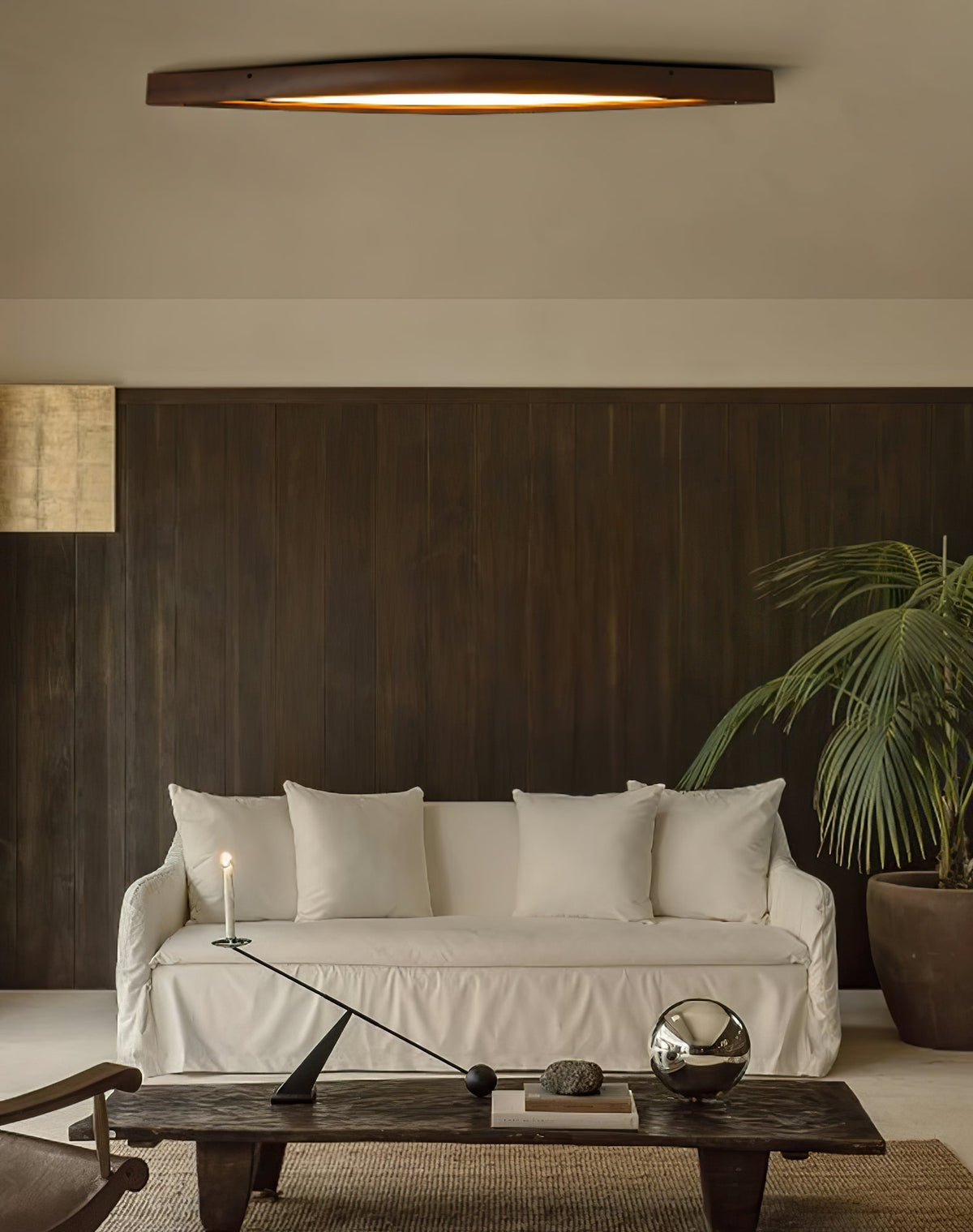 Alnoreth Nordic Horizon Linear Wood Ceiling Lamp