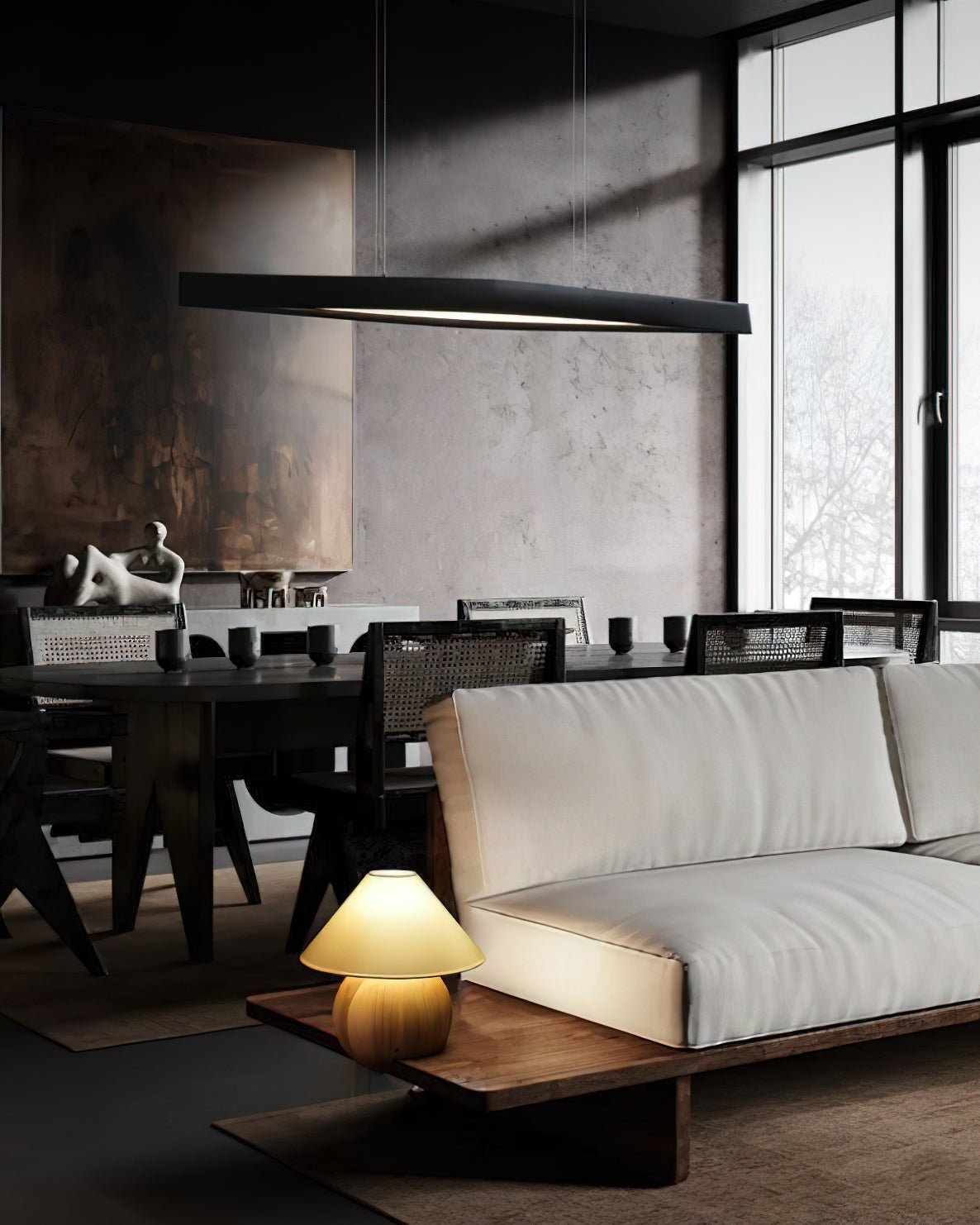 Syliielle Wood Scandinavian Pendant Lamp
