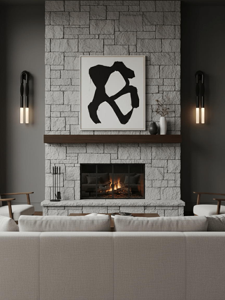 Fazen Horsehair Indoor Wall Light