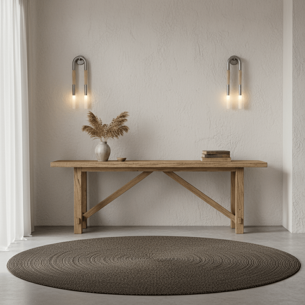 Fazen Horsehair Indoor Wall Light