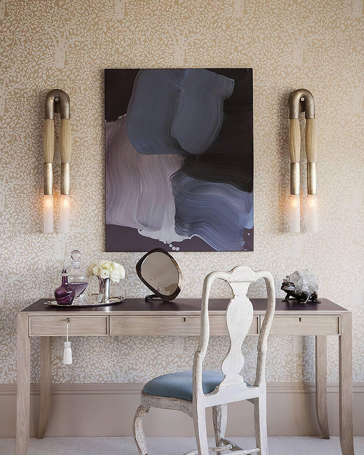 Fazen Horsehair Indoor Wall Light