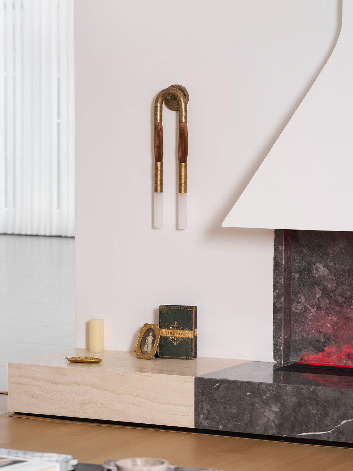 Fazen Horsehair Indoor Wall Light