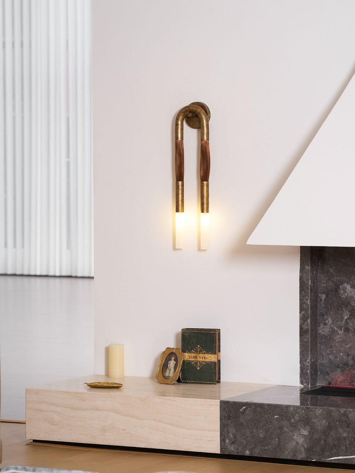 Fazen Horsehair Indoor Wall Light