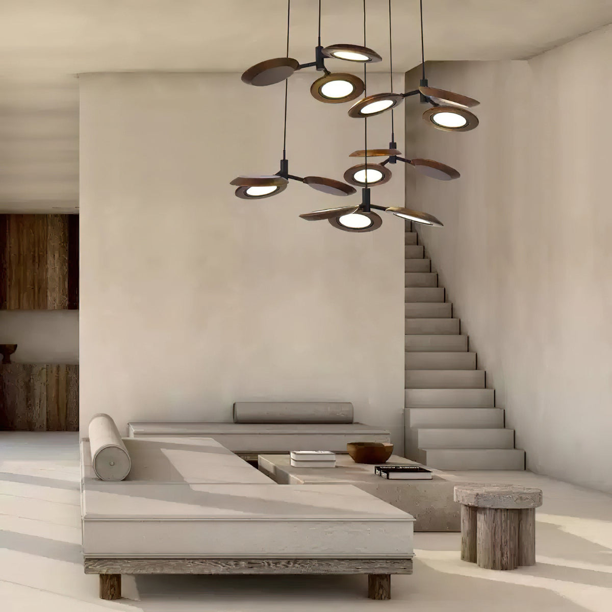Alnoraris Tiered Wood Pendant Light