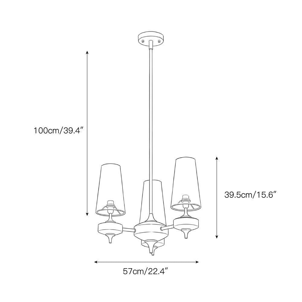 Besha Hour Rho Chandelier