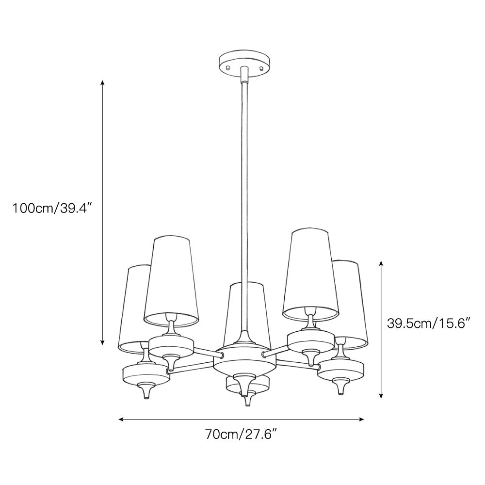 Besha Hour Rho Chandelier