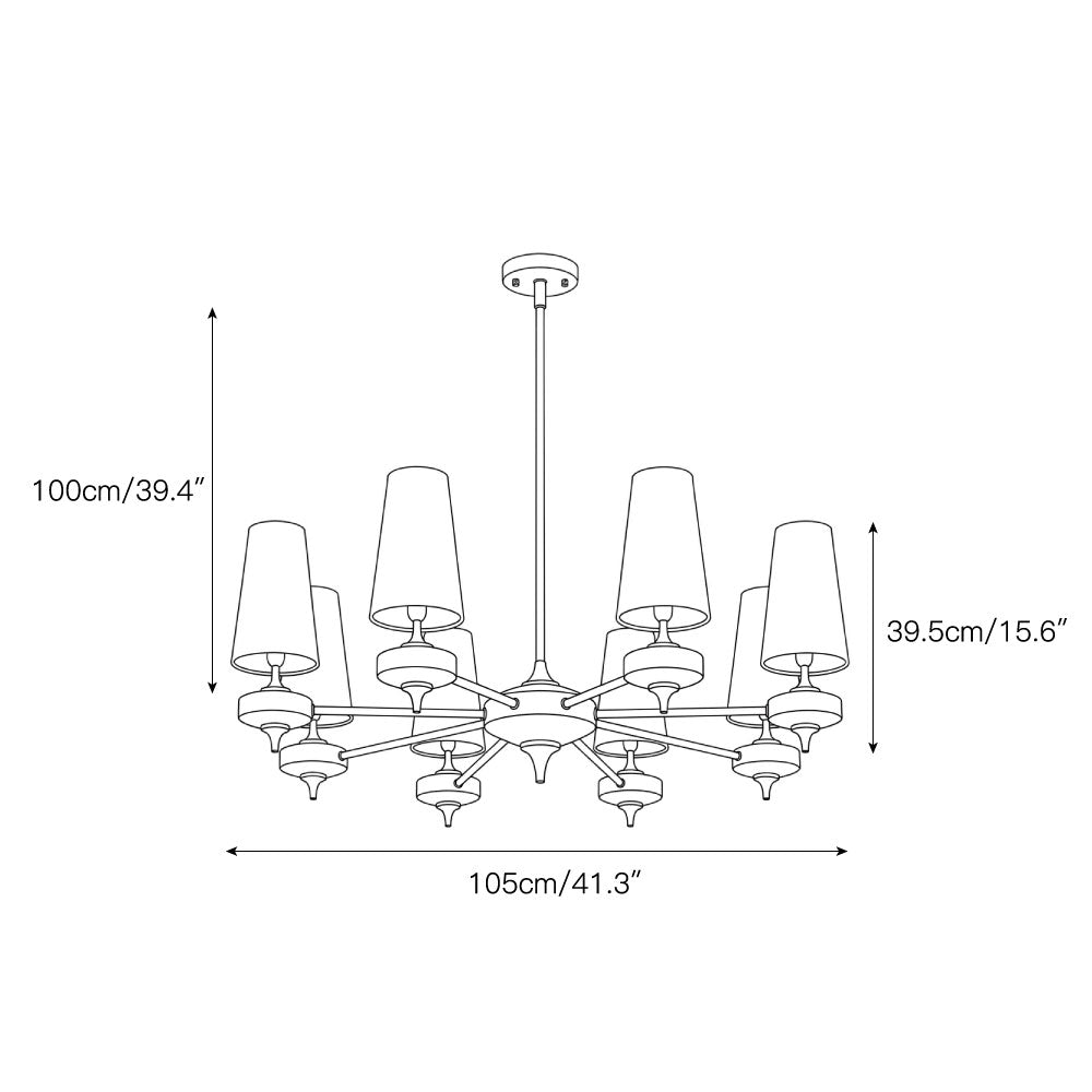 Besha Hour Rho Chandelier