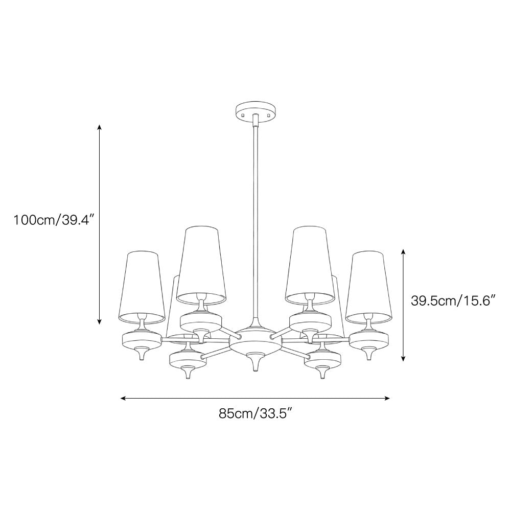 Besha Hour Rho Chandelier