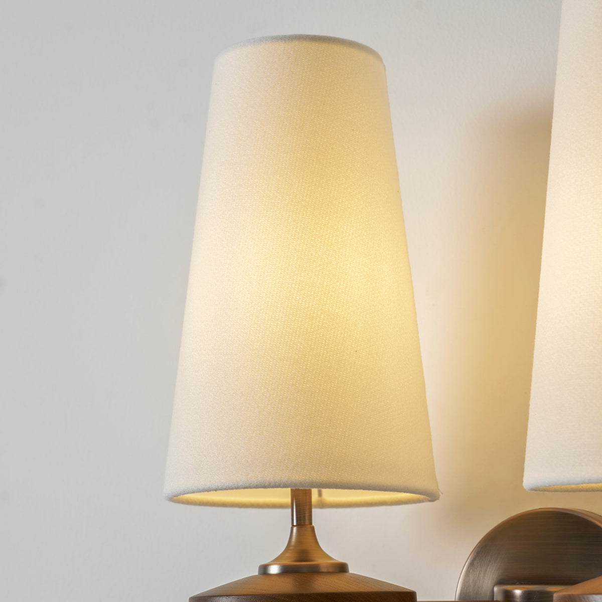 Halen Twin Shade Indoor Wall Light