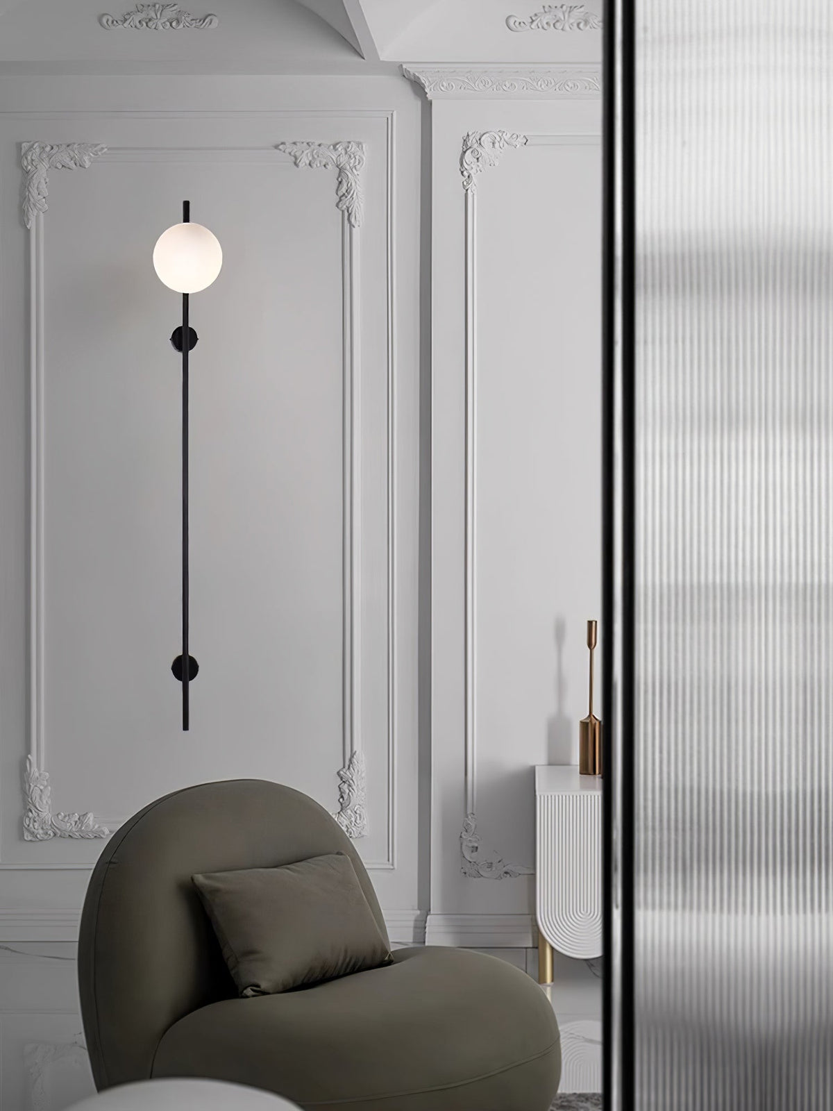 Nerylor Modern Minimalist Glass Wall Light
