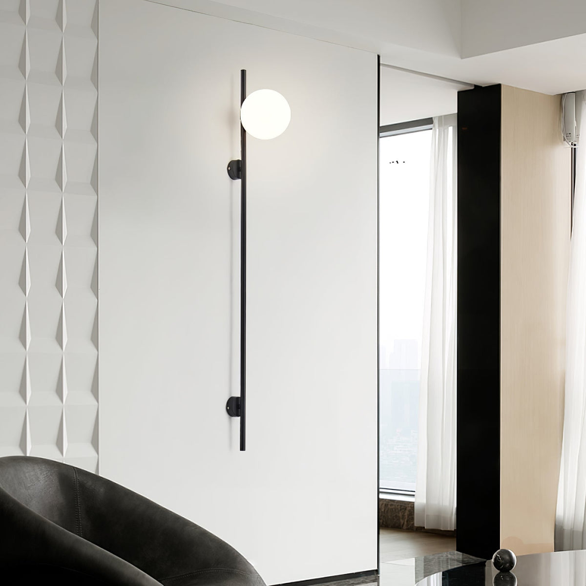 Evshaora Modern Minimalist Glass Wall Light