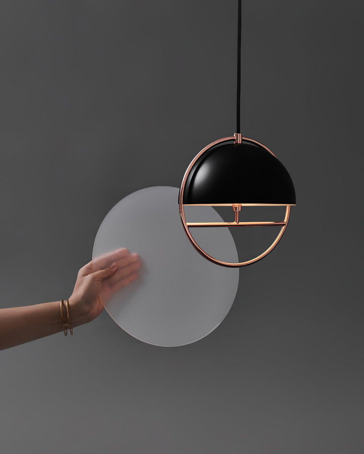 Zephira Steel Classic Pendant Lamp