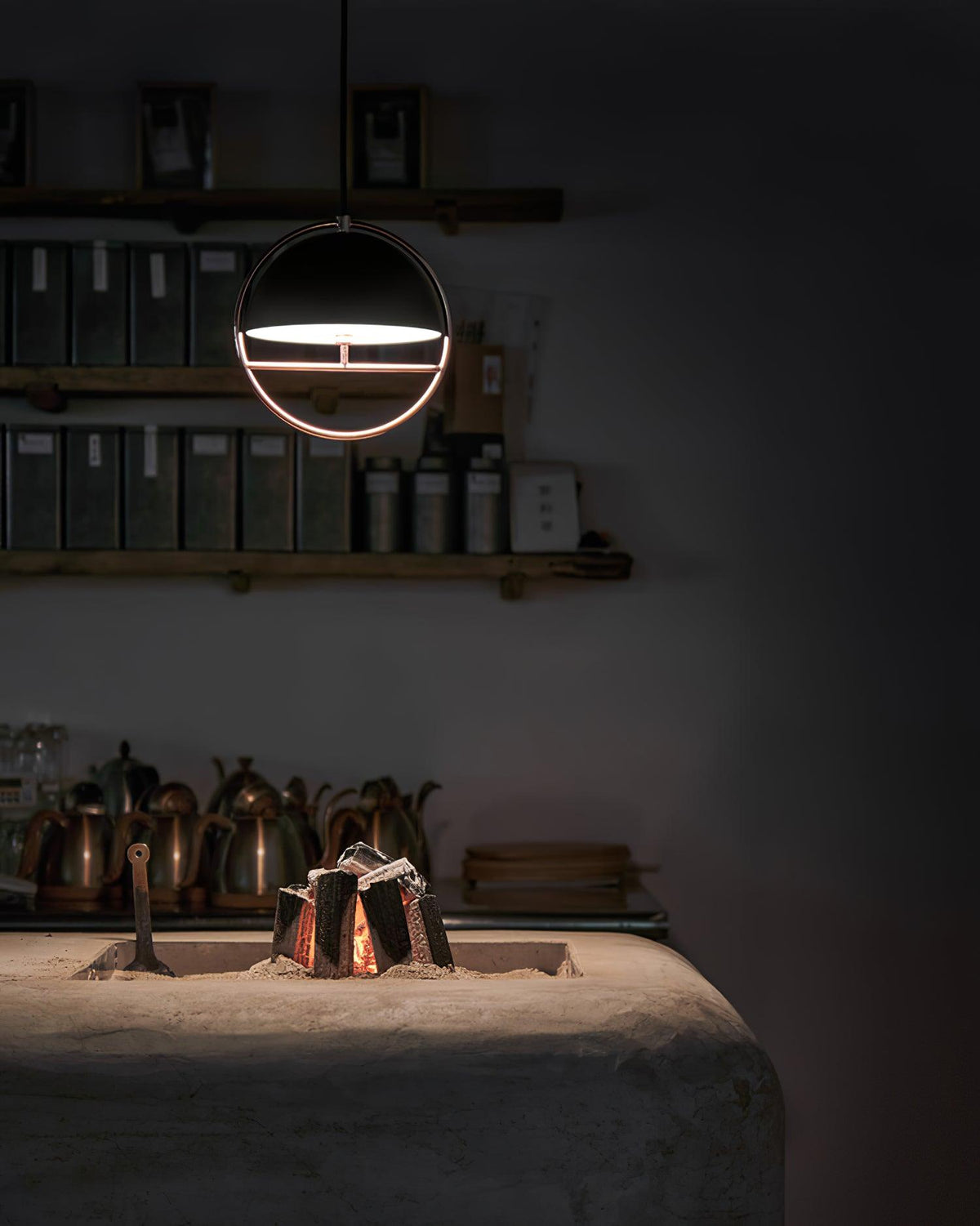 Zephira Steel Classic Pendant Lamp