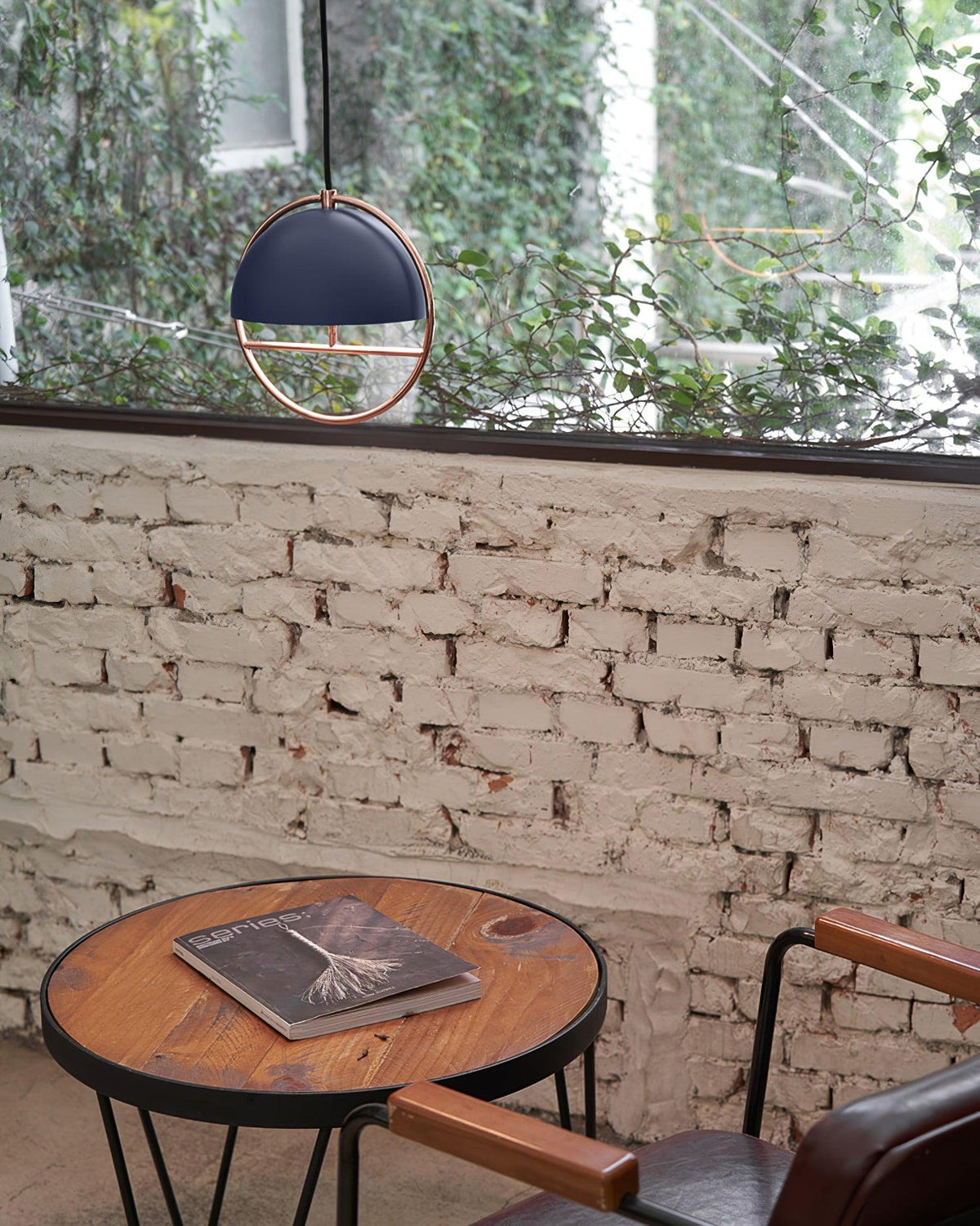 Zephira Steel Classic Pendant Lamp