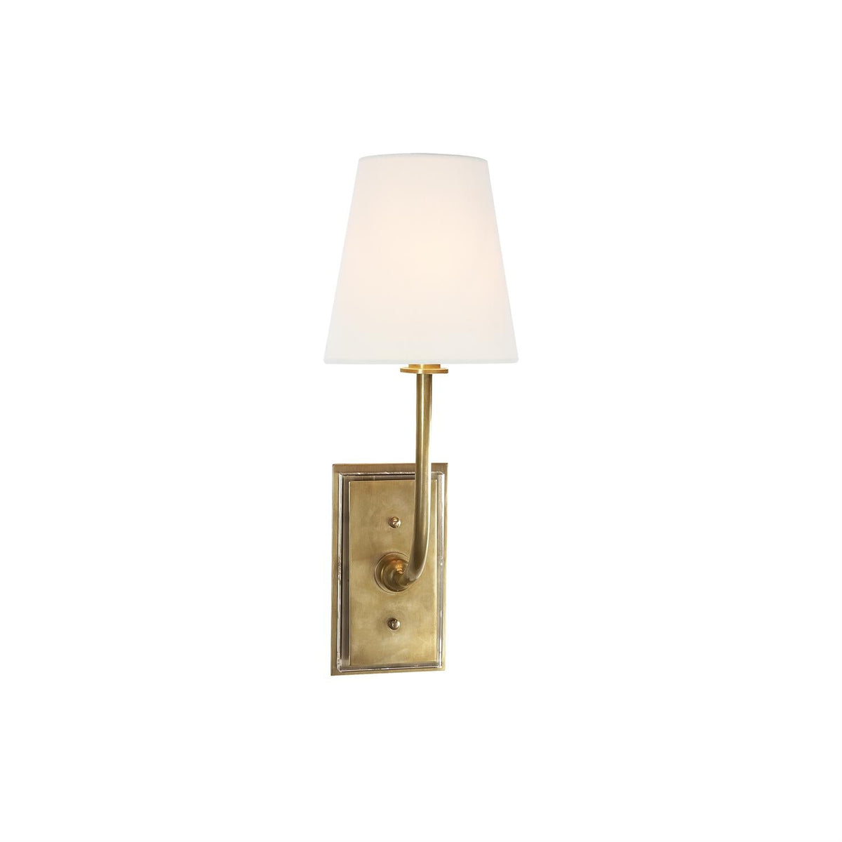 Sylvie Tapered Modern Fabric Wall Light