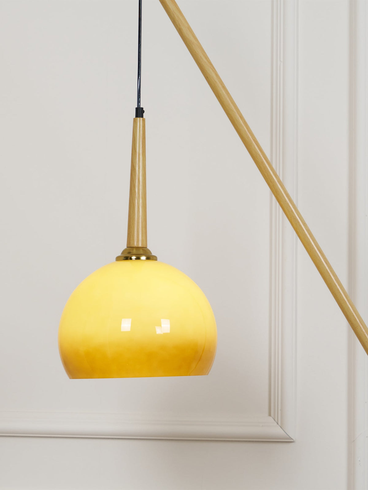 Catalil Retro Glass Floor Lamp