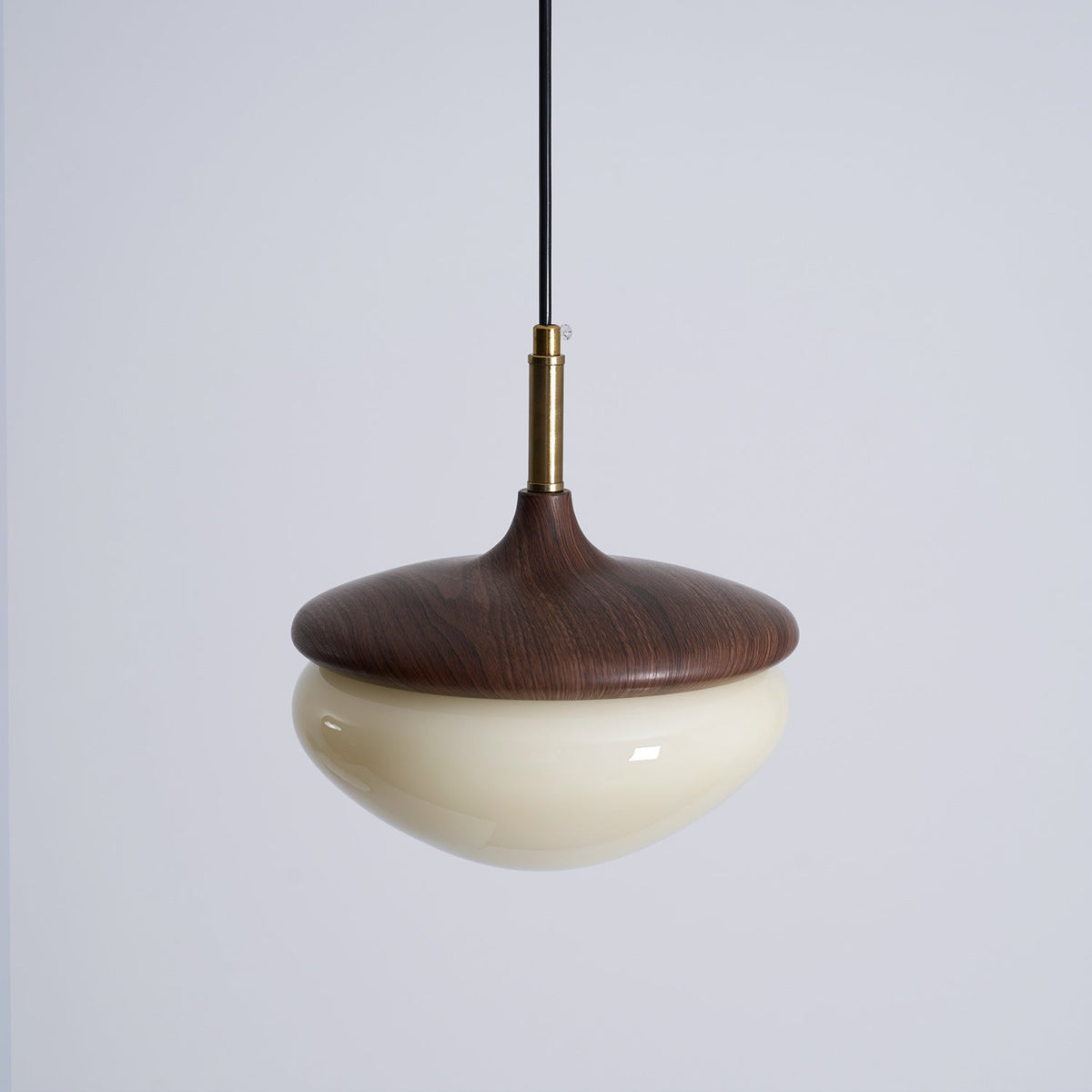 Ivydale Walnut Fabric Pendant Light