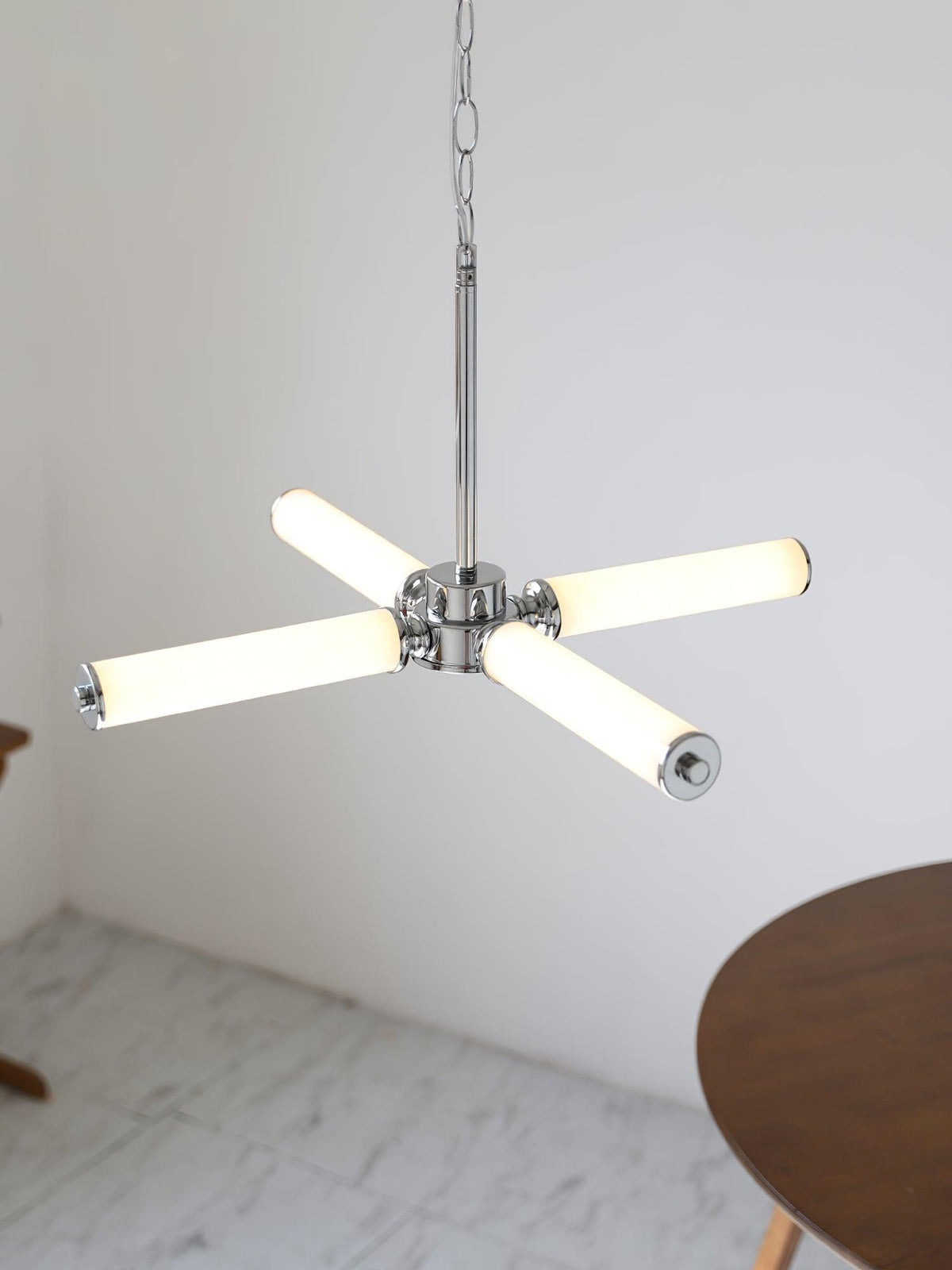 Zoliria Modern Minimalist LED Glass Chandelier