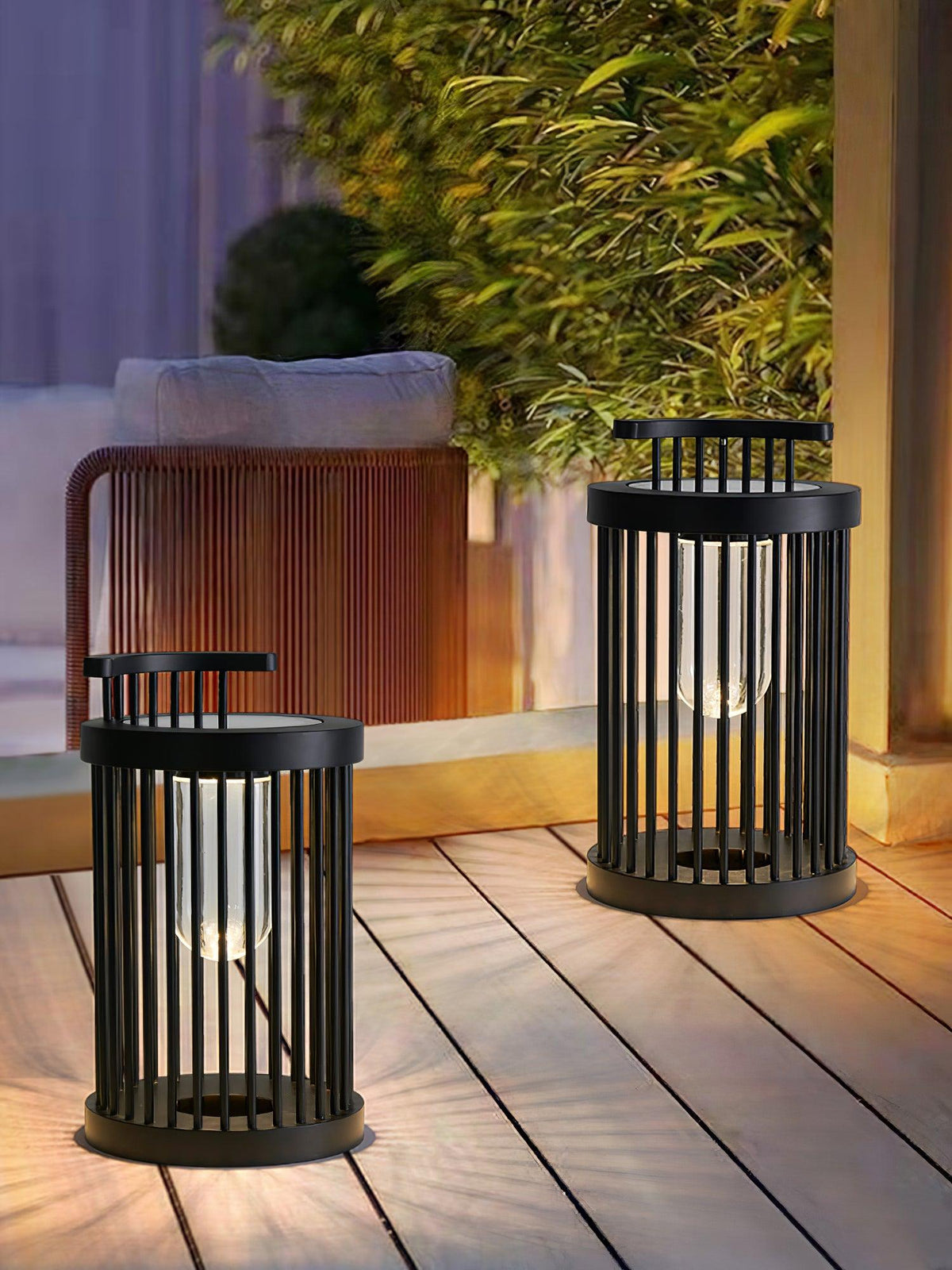 Cage Modern Acrylic Outdoor Light