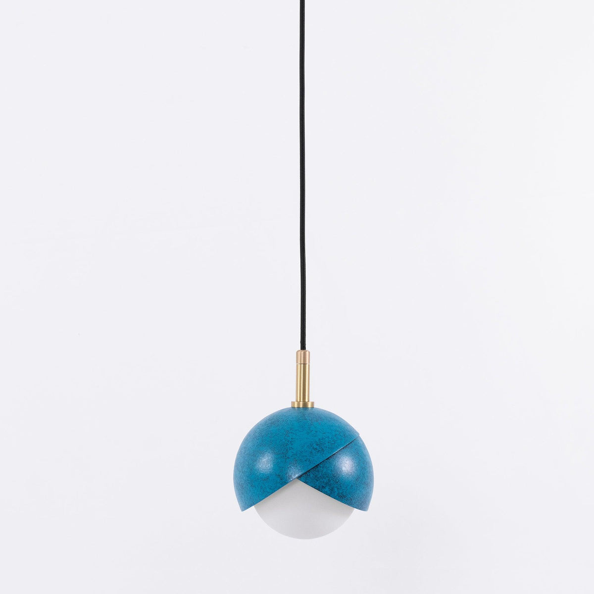 Jynara Pendant Lamp Brass Nested Opal Globe Modern