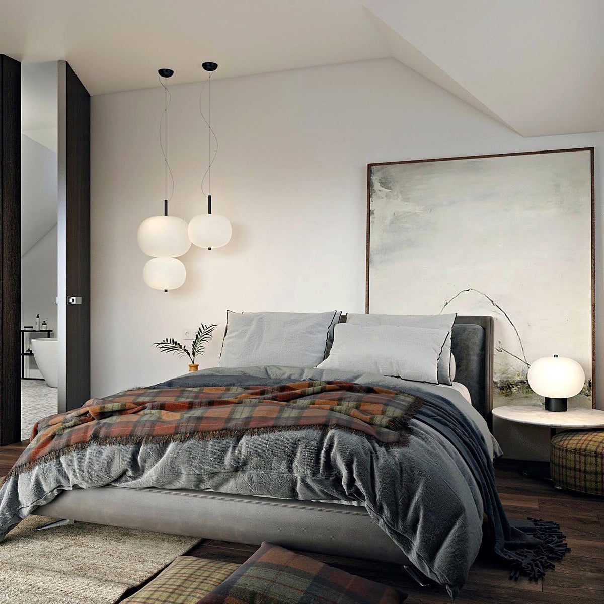 Duality Modern Glass Pendant Light