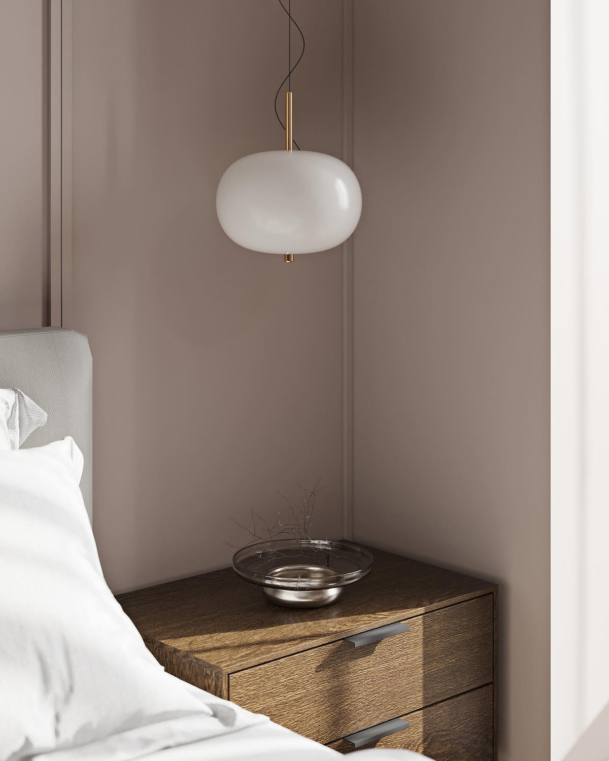 Duality Modern Glass Pendant Light