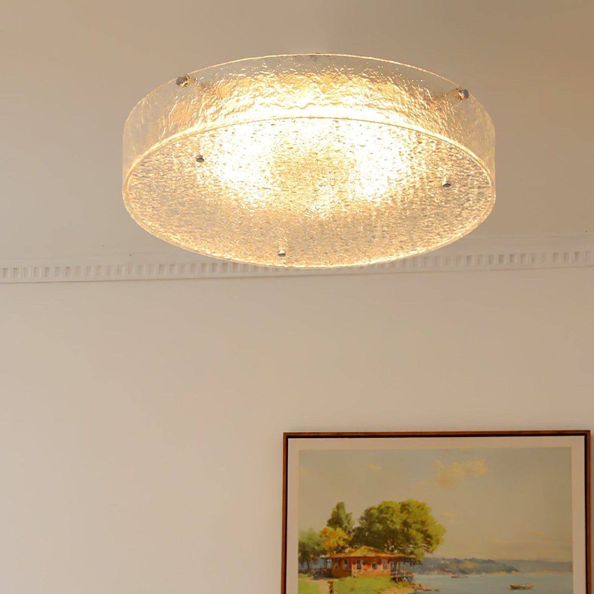 Vek Ceiling Lamp Illuminese Acrylic Iron Elegant