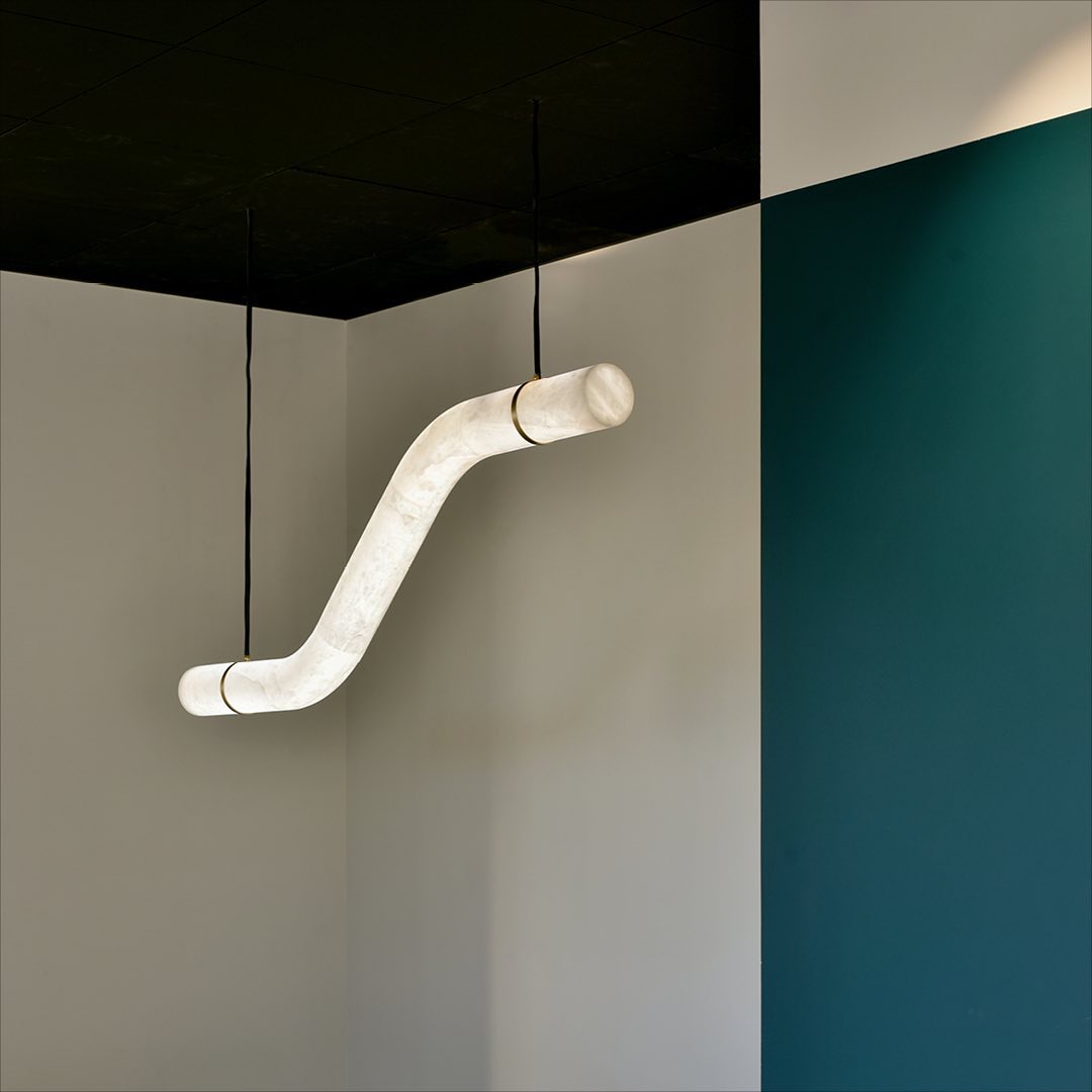 Luste Alabaster Closed-loop Pendant Light Chandelier