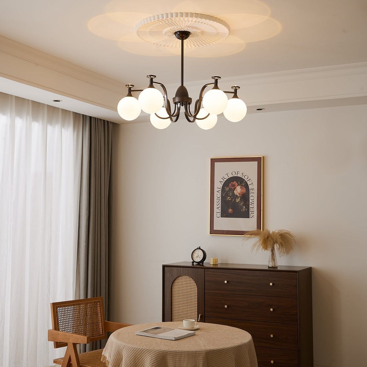 Zotheira Elegance Vintage Glass Chandelier