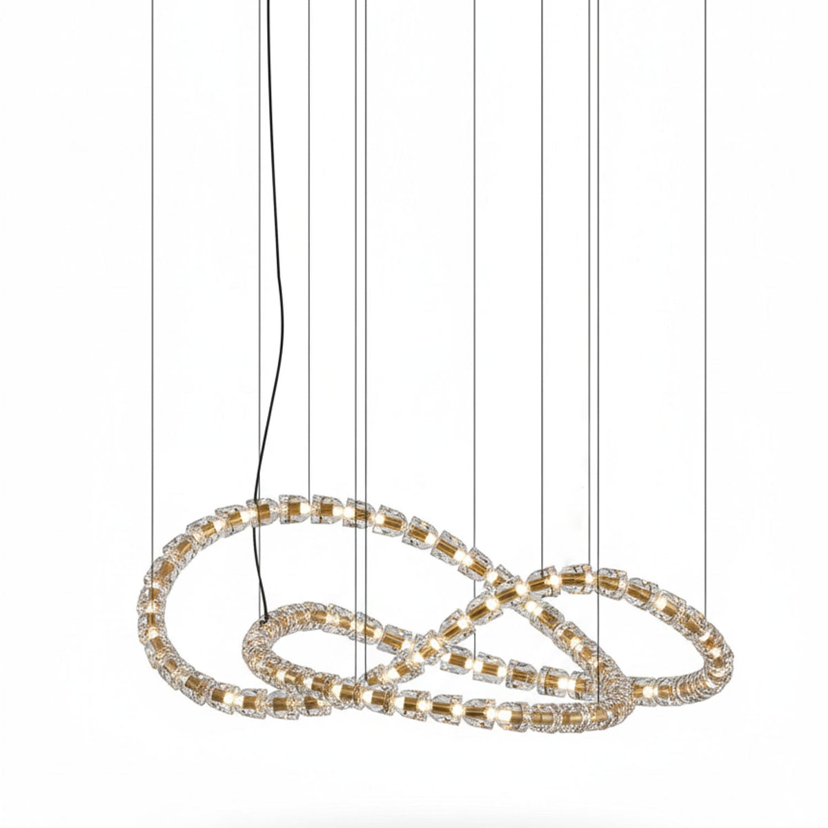 Nexus Gold  Crystal Chandelier