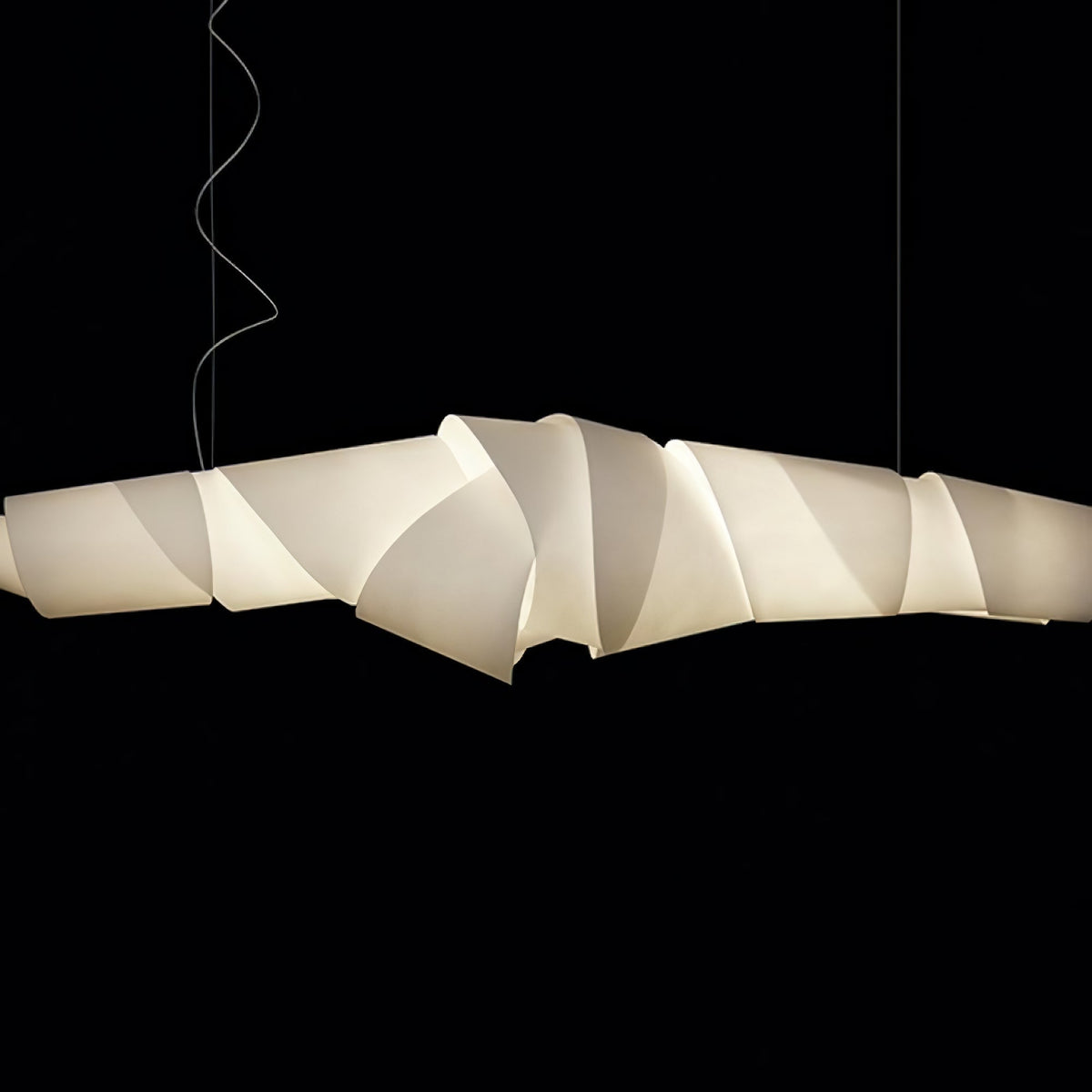 Ribbon Playful PVC Chandelier