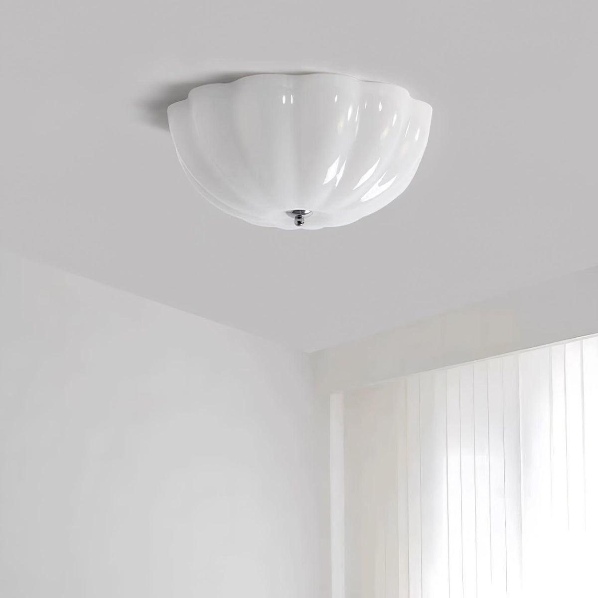 Etta Ceiling Lamp Glass Jelly Opalescent Bedroom
